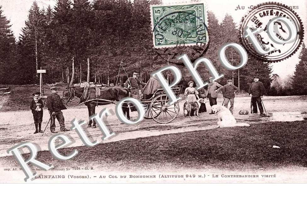 Au col du bonhomme - Le contrebandier visite