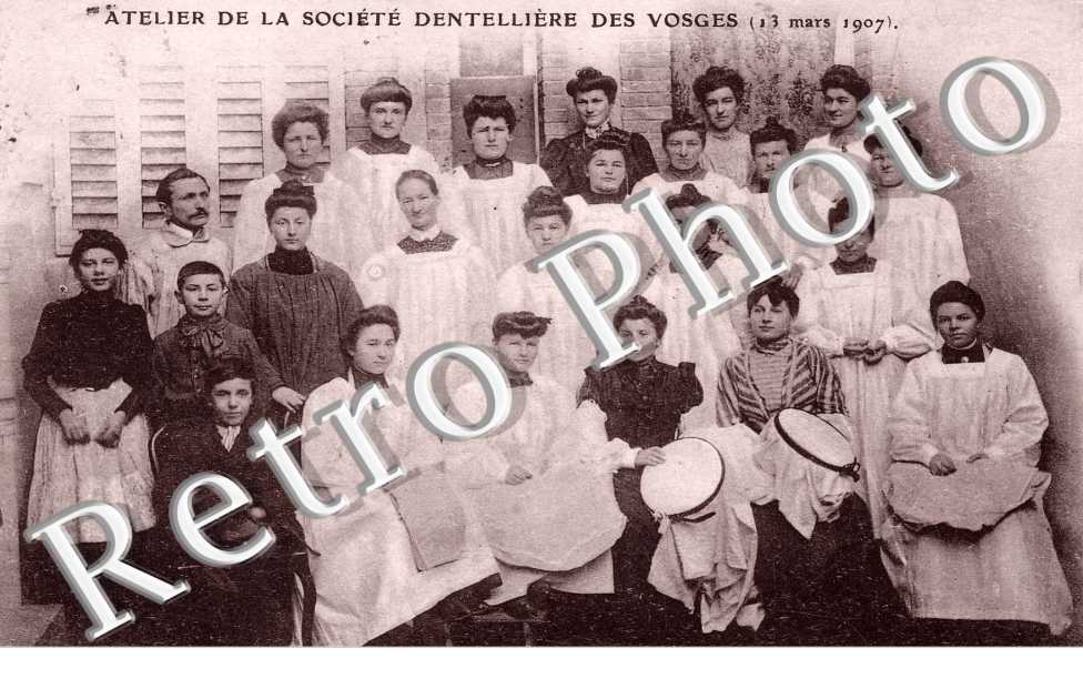 Atelier de la societe Denteliere des Vosges