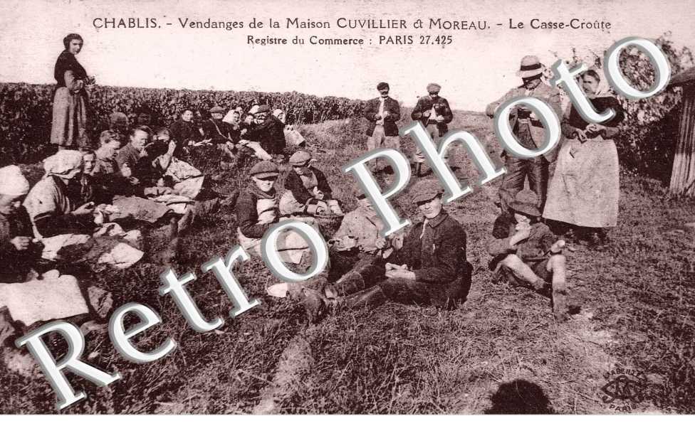 vendanges de la maison Cuvillier et Moreau, le casse-croute