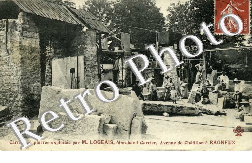 Carriere a pierre exploitee par M. Logeais Marchand  - Avenue de Chatillon