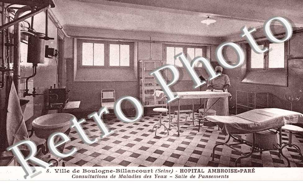 Hopital Ambroise Pare - Consultations des maladies des yeux salle de pansements