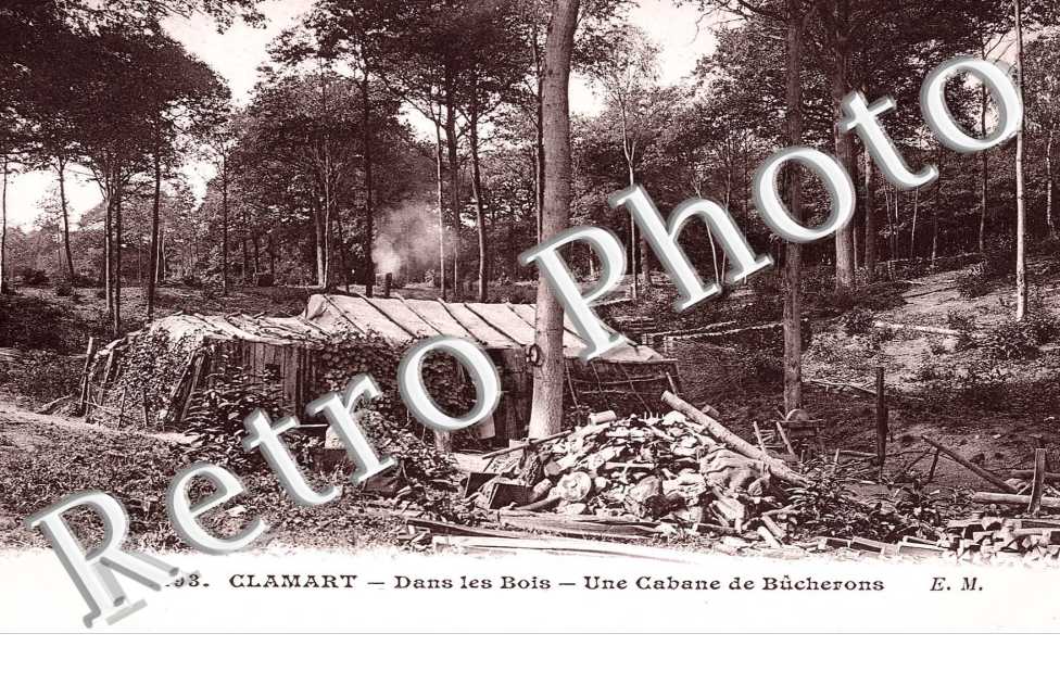 Dans les bois - une cabane de bucherons
