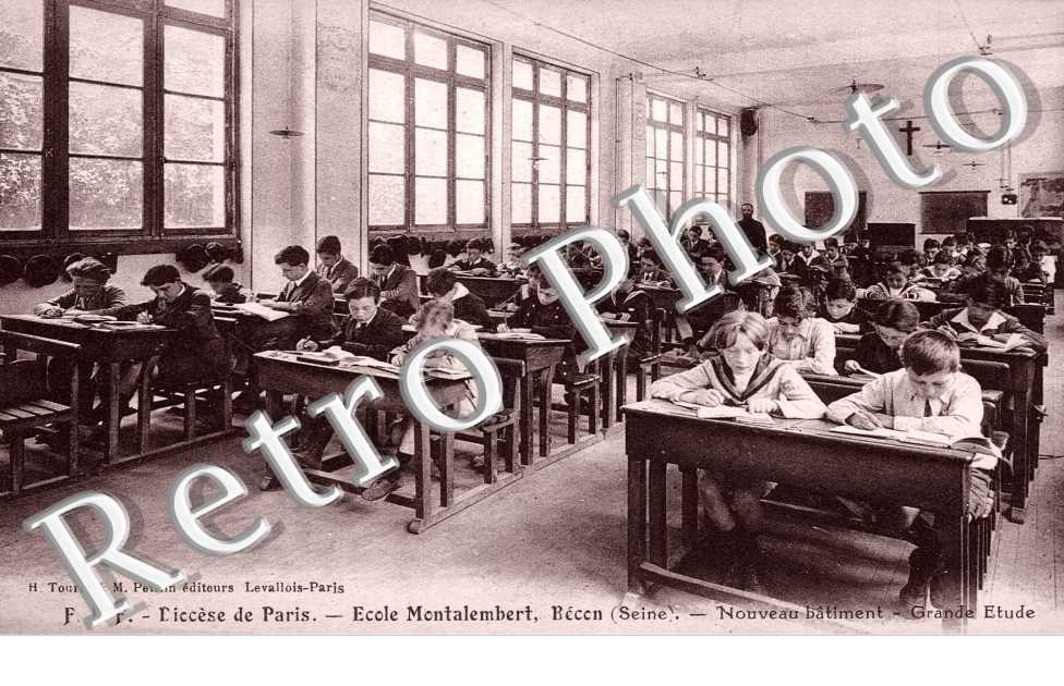 Diocese de Paris - Ecole Montalembert Becon - nouveau batiment - grande etude