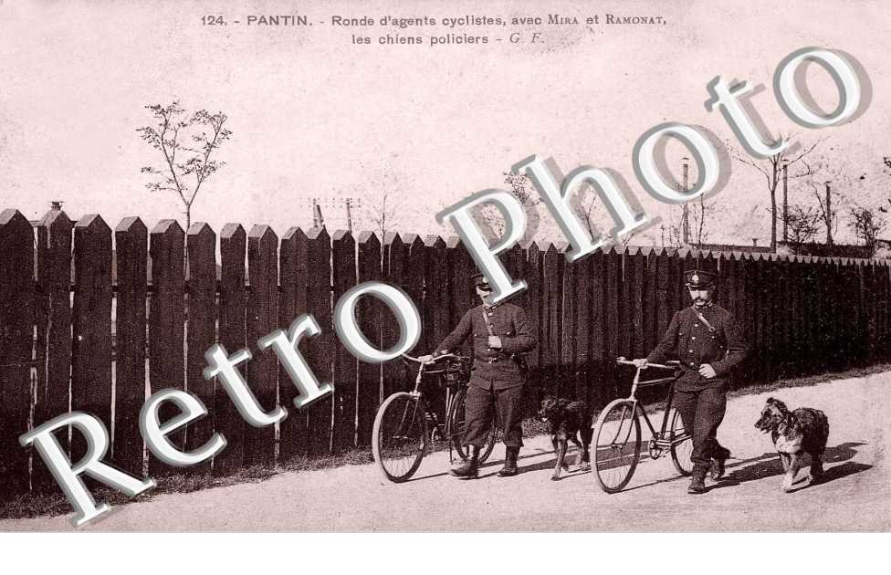 Les chiens policiers - Ronde d&#039;agents cyclistes avec Mira et Ramonat