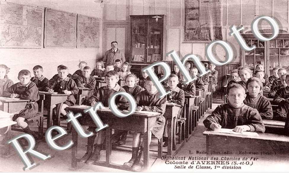 colonie d&#039;Avernes, salle de classe 1ere division