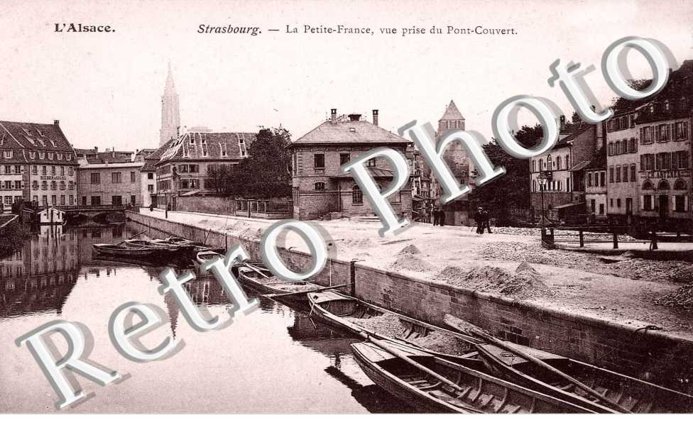 LA PETITE FRANCE VUE PRISE DU PONT-COUVERT