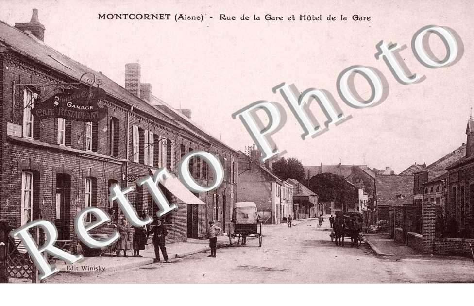 rue de la gare et hotel de la gare