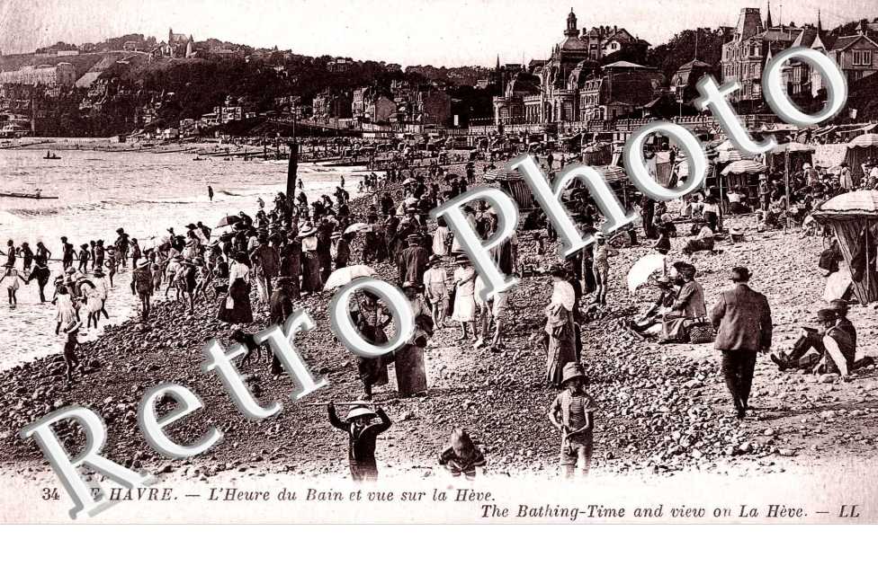la Plage L&#039;heure du bain et vue sur la Hève