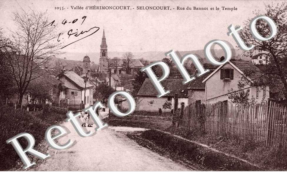 rue du Bannot et le temple