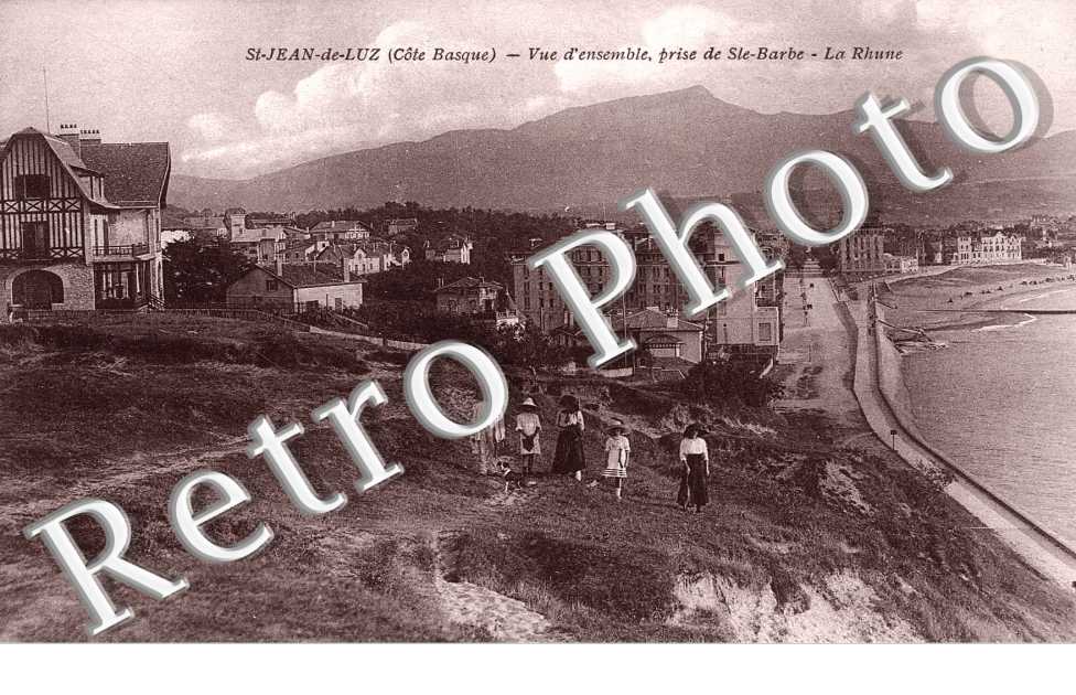 vue d&#039;ensemble prise de Sainte-Barbe - La Rhune
