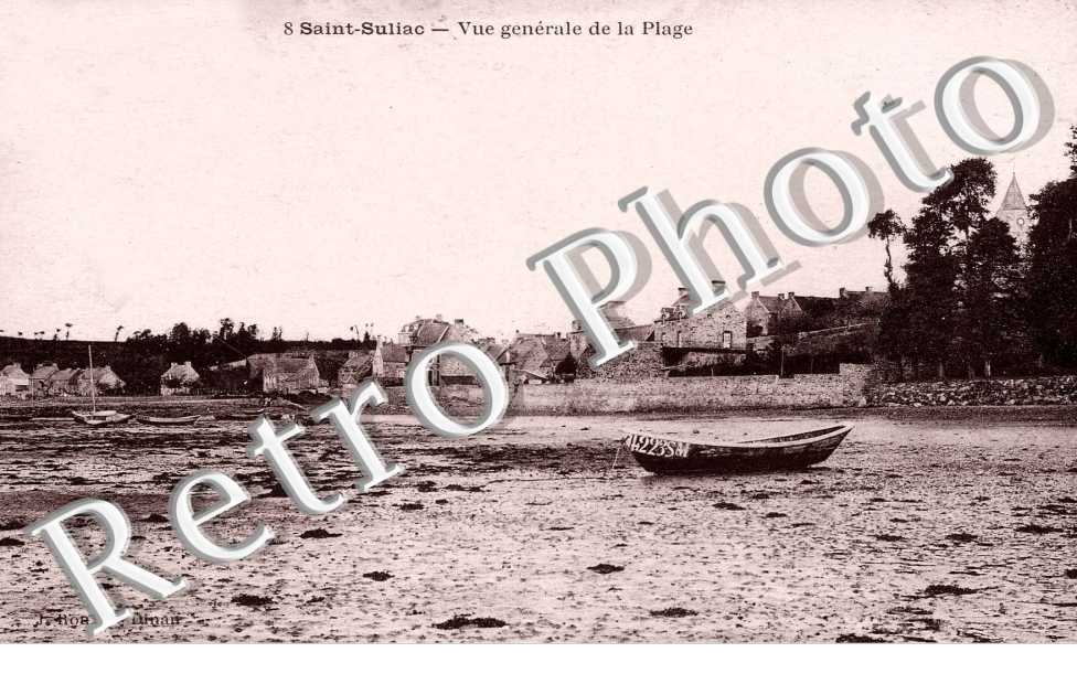 Vue generale de la plage