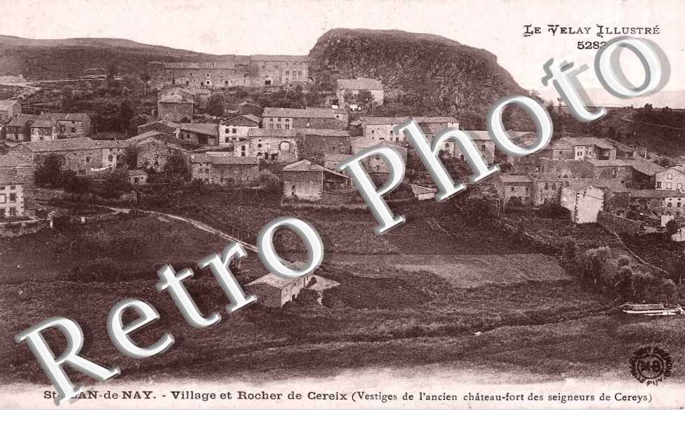 village et rocher de Cereix