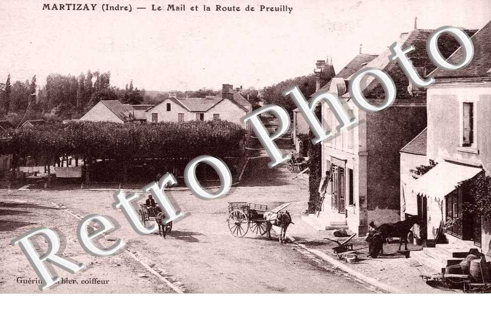 La mail et la route de Preuilly