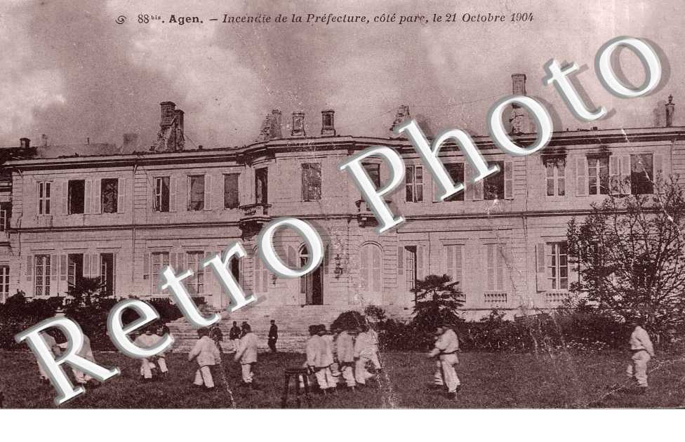 Incendie de la Préfecture - 21 octobre 1904