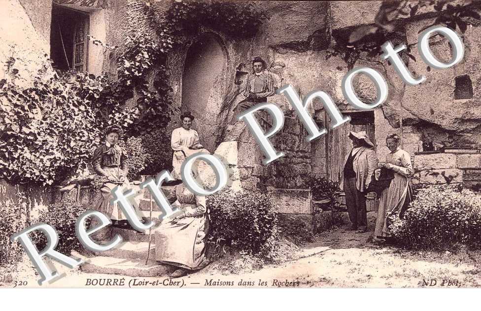 maisons dans les rochers
