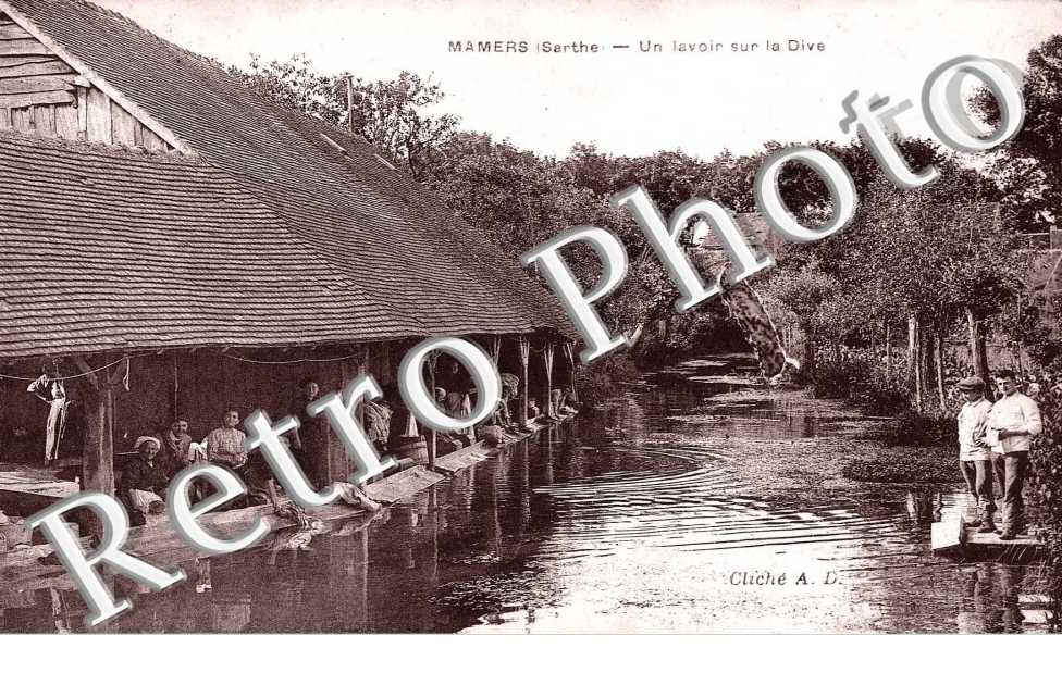 Un lavoir sur la Dive