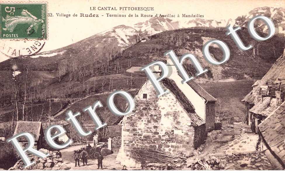 Terminus de la route d&#039;Aurillac