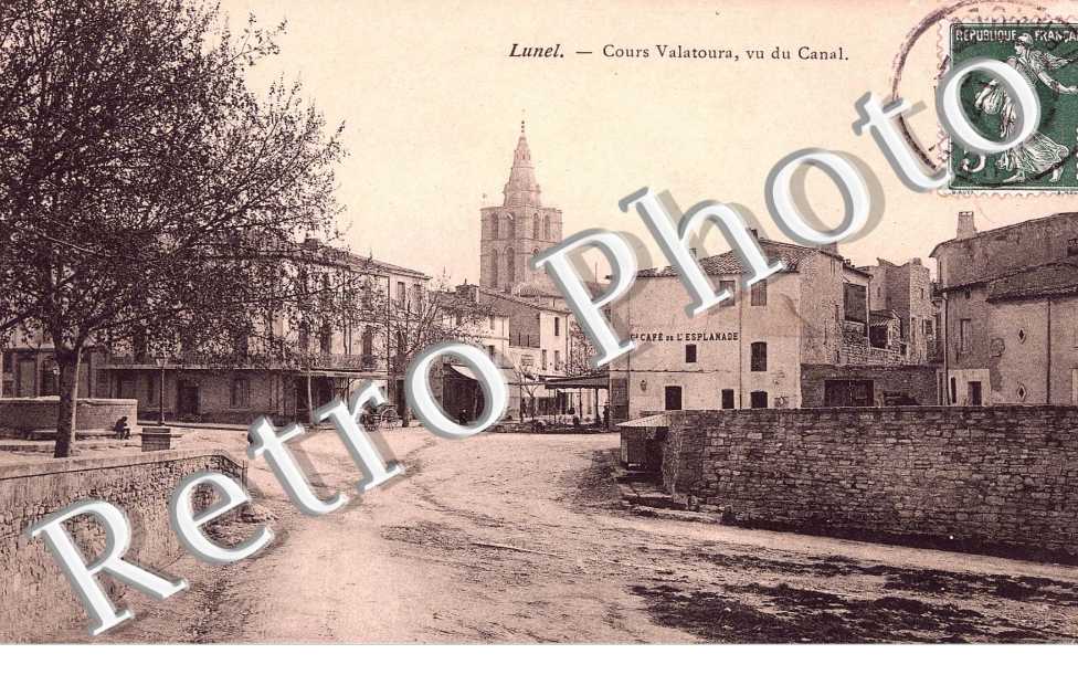 Cours Valatoura, vu du canal