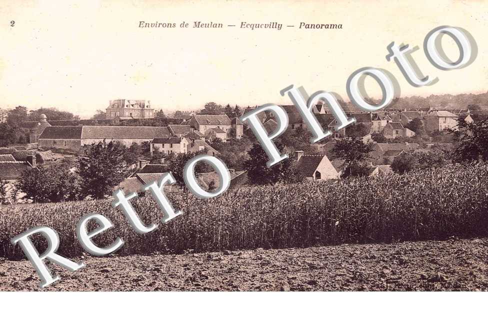 environs de Meulan, panorama
