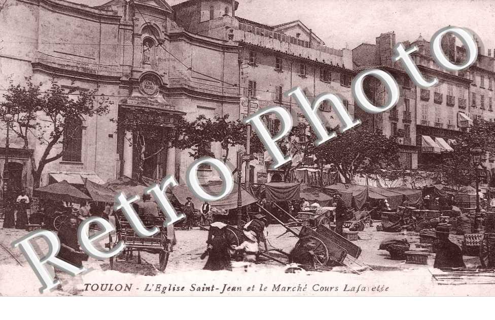 Eglise saint Jean et le Marché Cour Lafayette
