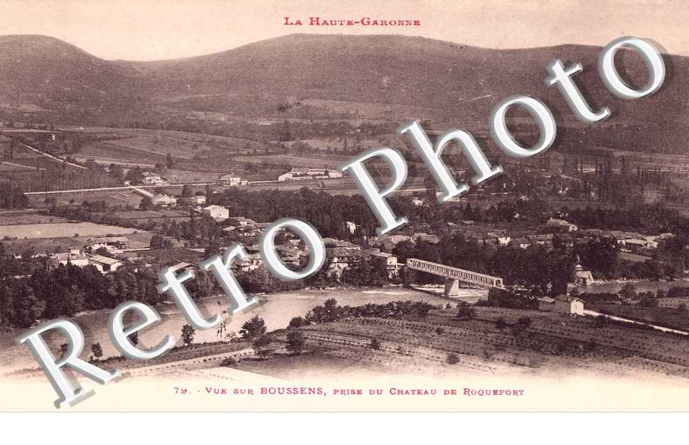vue prise du Chateau de Roquefort