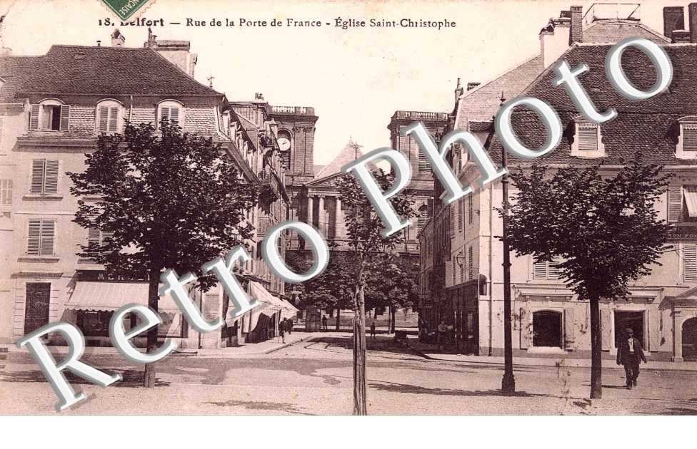 RUE DE LA PORTE DE FER EGLISE ST CHRISTOPHE