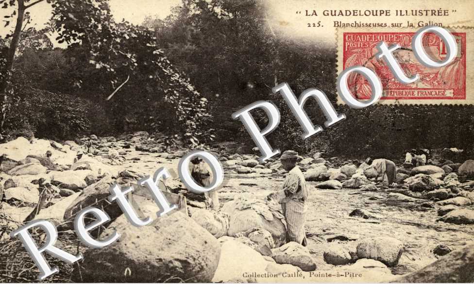 Blanchisseuses sur la Galion