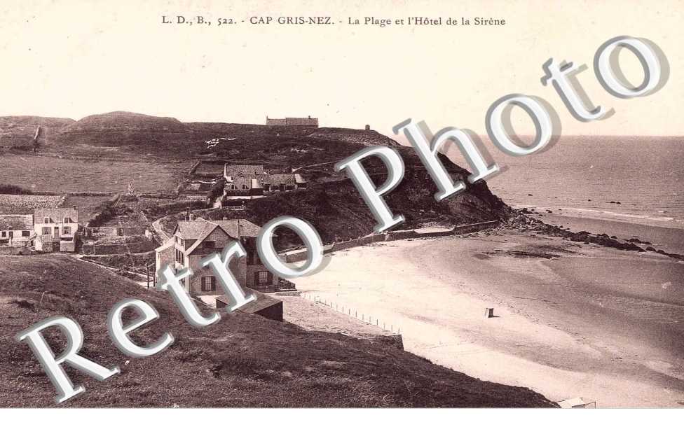 cap Gris-Nez, la plage et l&#039; hotel de la Sirene