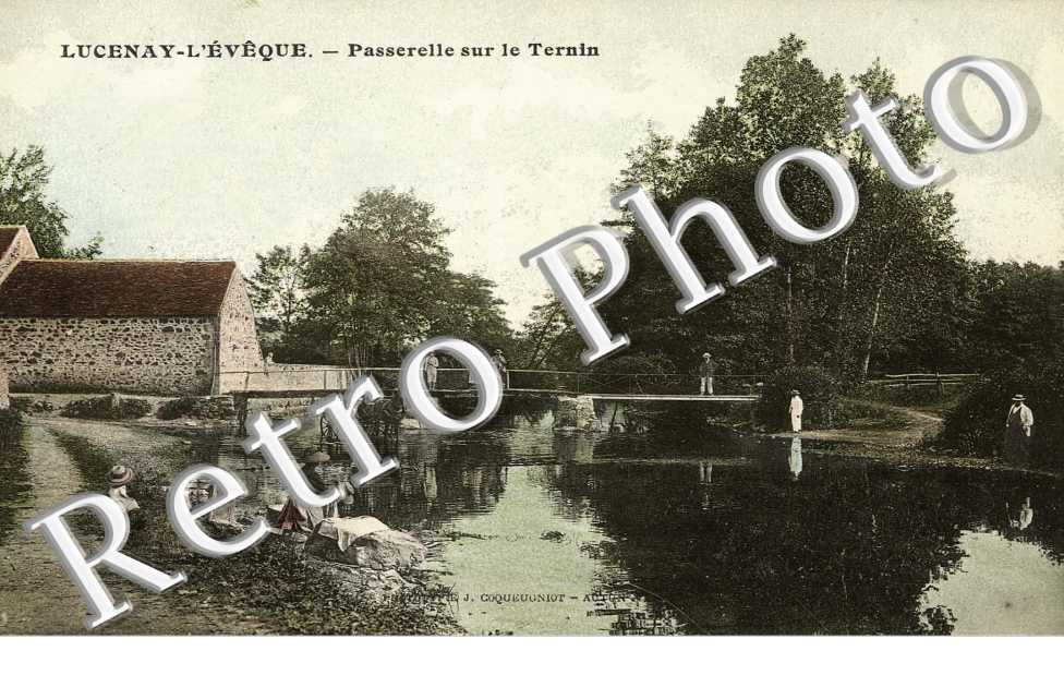 Passerelle sur le terrain (couleur)
