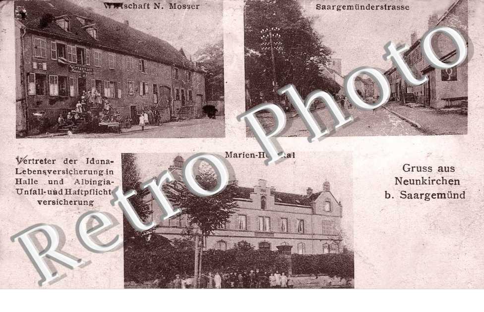 Wirtschaft N. Mosser - Saargemunderstrasse - Marien Hospital