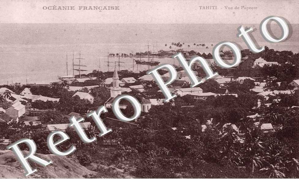 OCEANIE FRANCAISE VUE DE PAPEETE