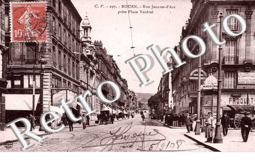 RUE JEANNE D'ARC prise place Verdrel