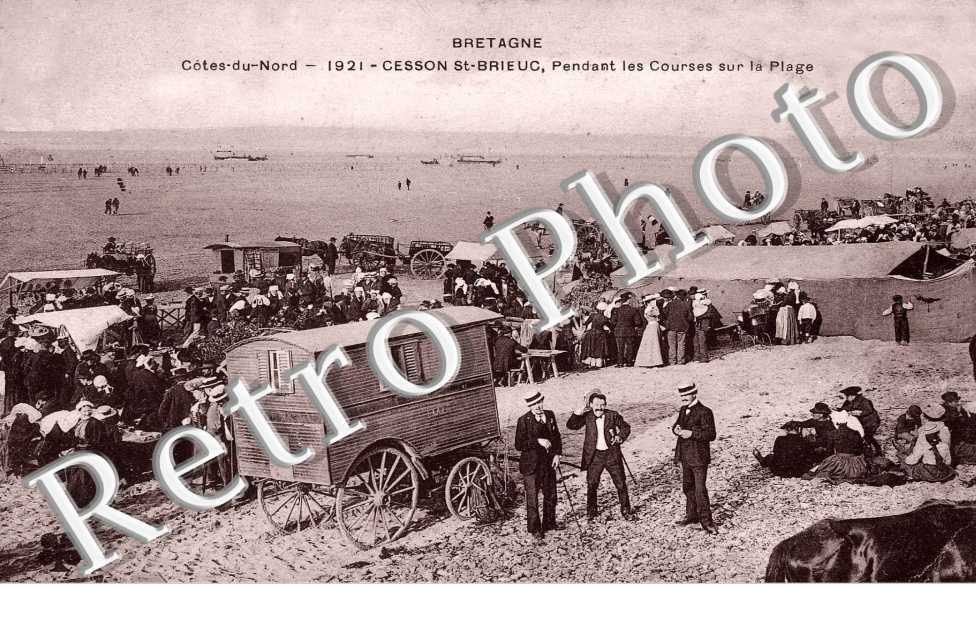 Cesson St Brieuc, pendant les courses sur la plage