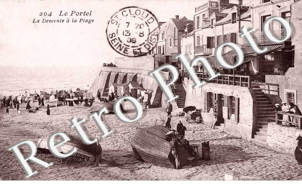La descente a la plage
