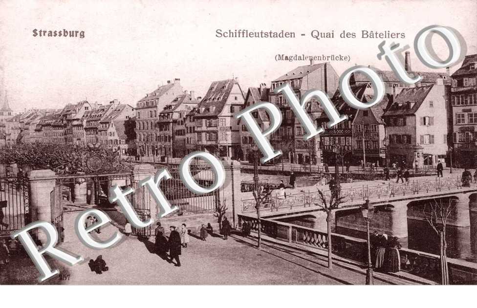 QUAI DES BATELIERS  -  SCHIFFLEUTSTADEN