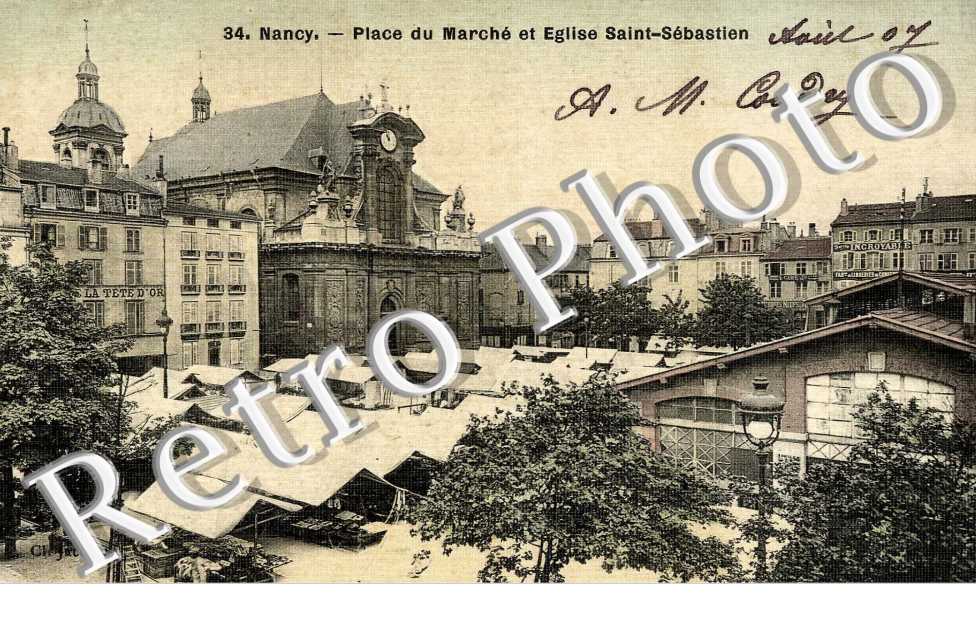 PLACE DU MARCHE EGLISE SAINT SEBASTIEN