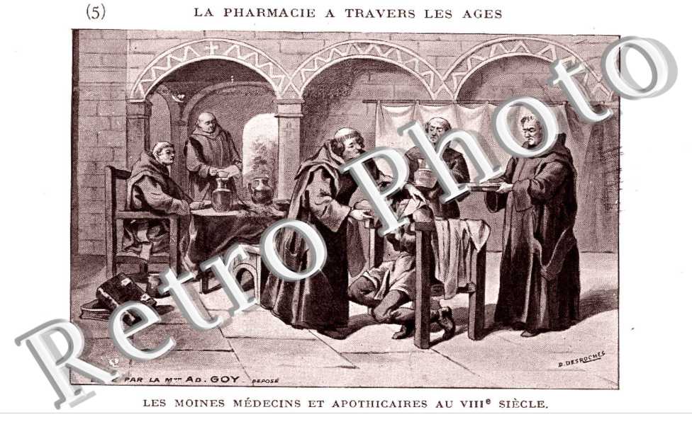 les moines medecins et apothicaires