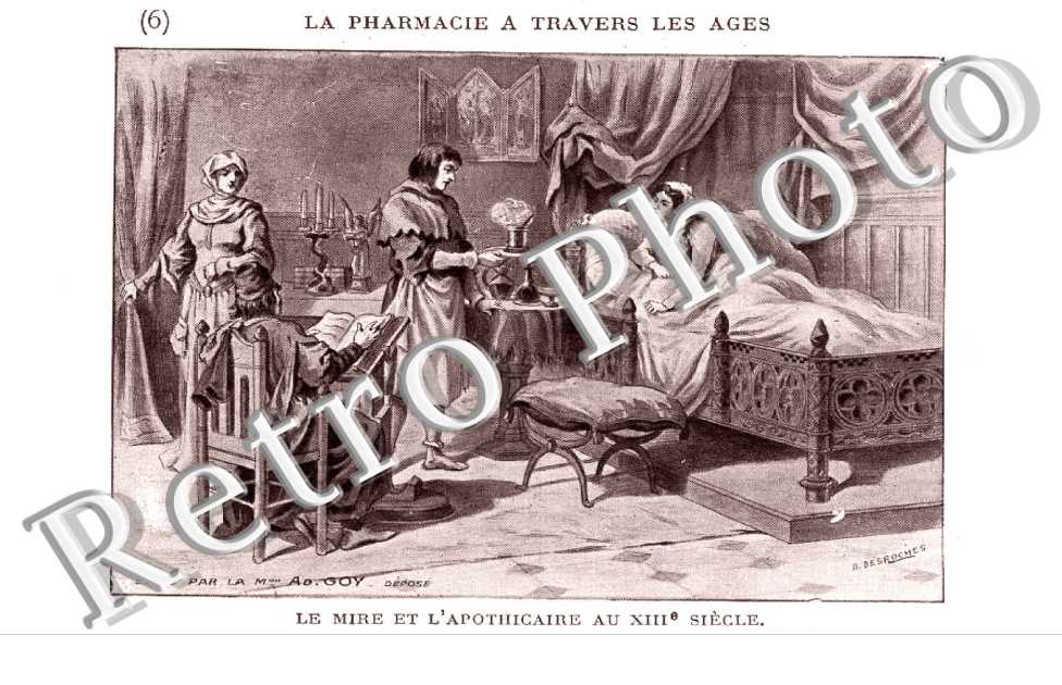 le mire et l&#039;apothicaire La pharmacie