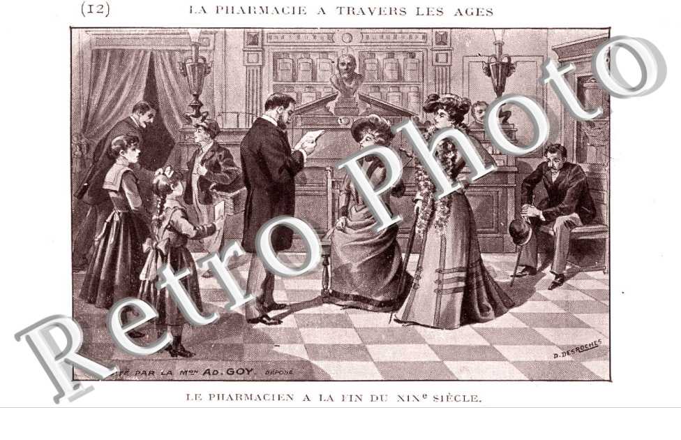 a la fin du xix e siecle La Pharmacie a travers les ages