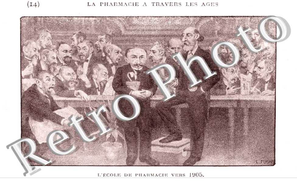 l&#039;ecole de pharmacie vers 1905