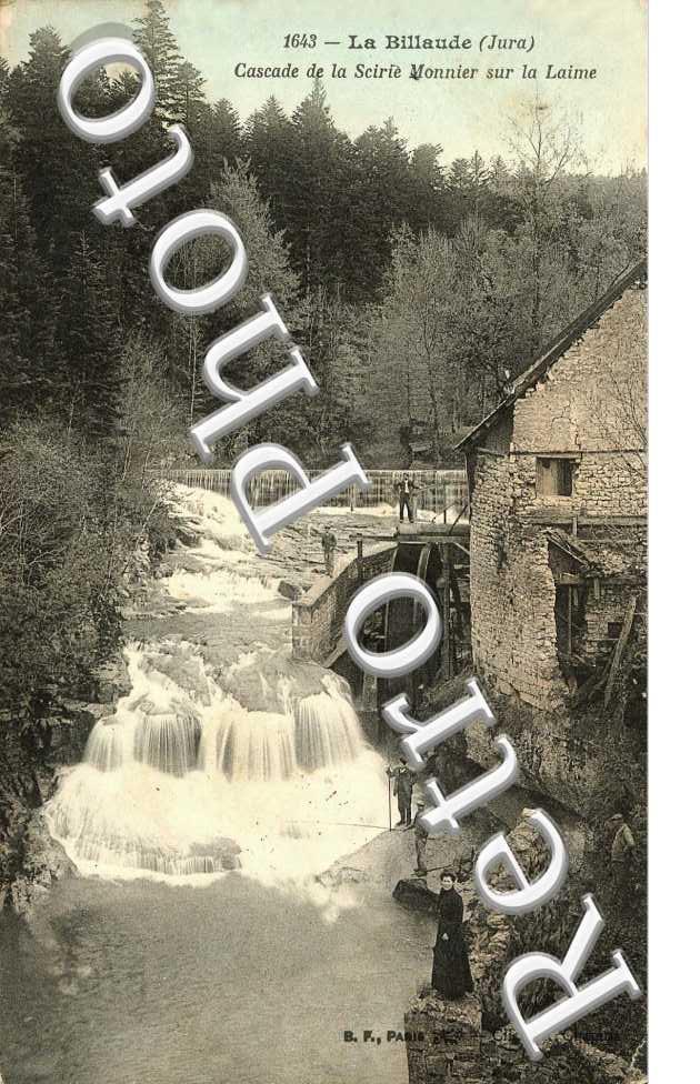 cascade de la scierie monnier sur la laine (couleur)