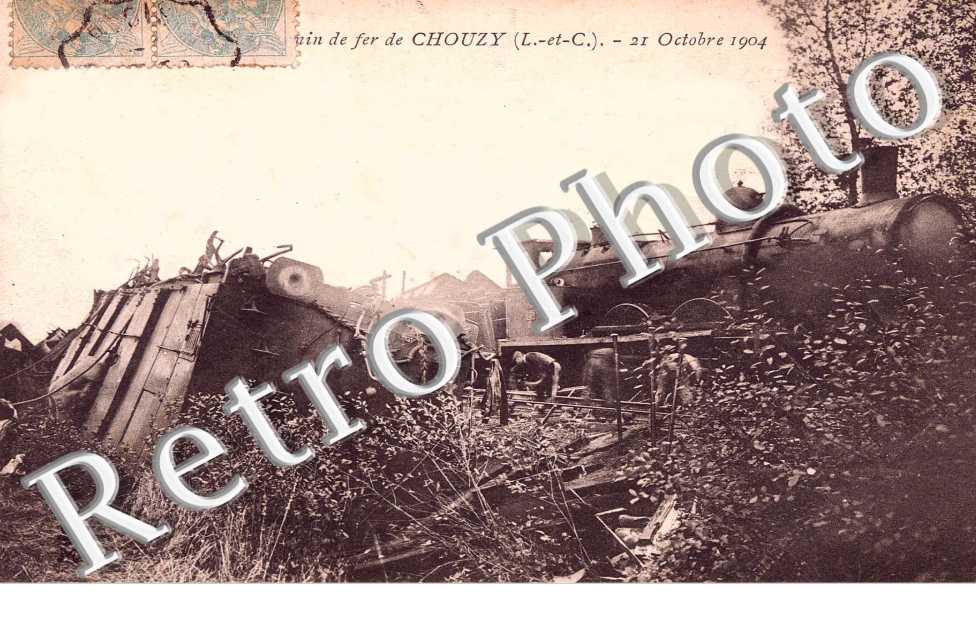 l'Accident du Chemin de Fer - 21 Octobre 1904