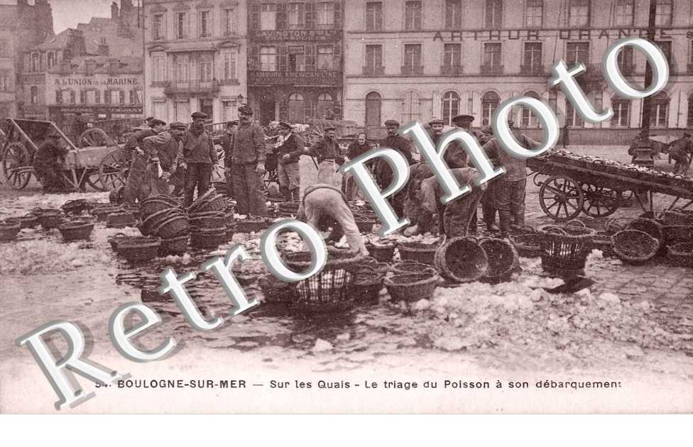 SUR LES QUAIS LE TRIAGE DU POISSON 