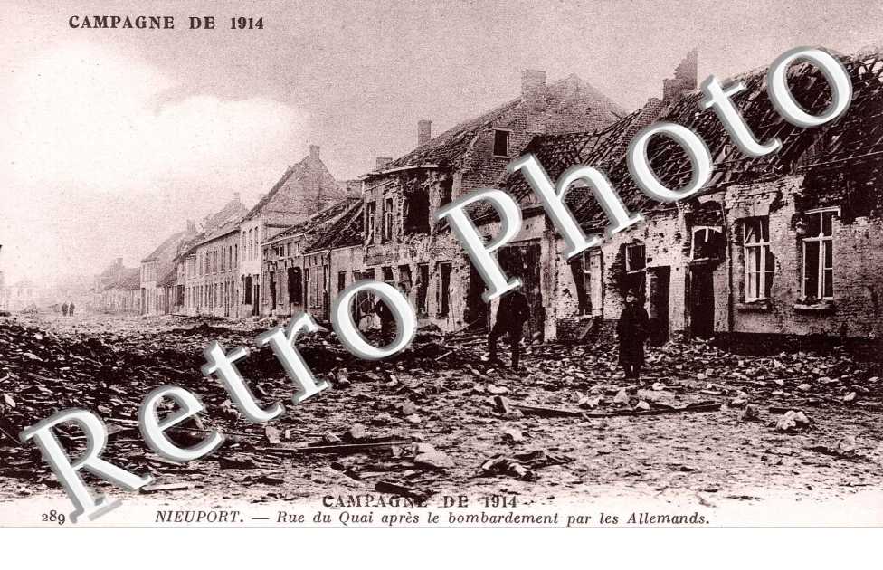 Rue du Quai apr Bombardement