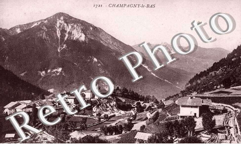 Champagny le bas -  ( vue generale )
