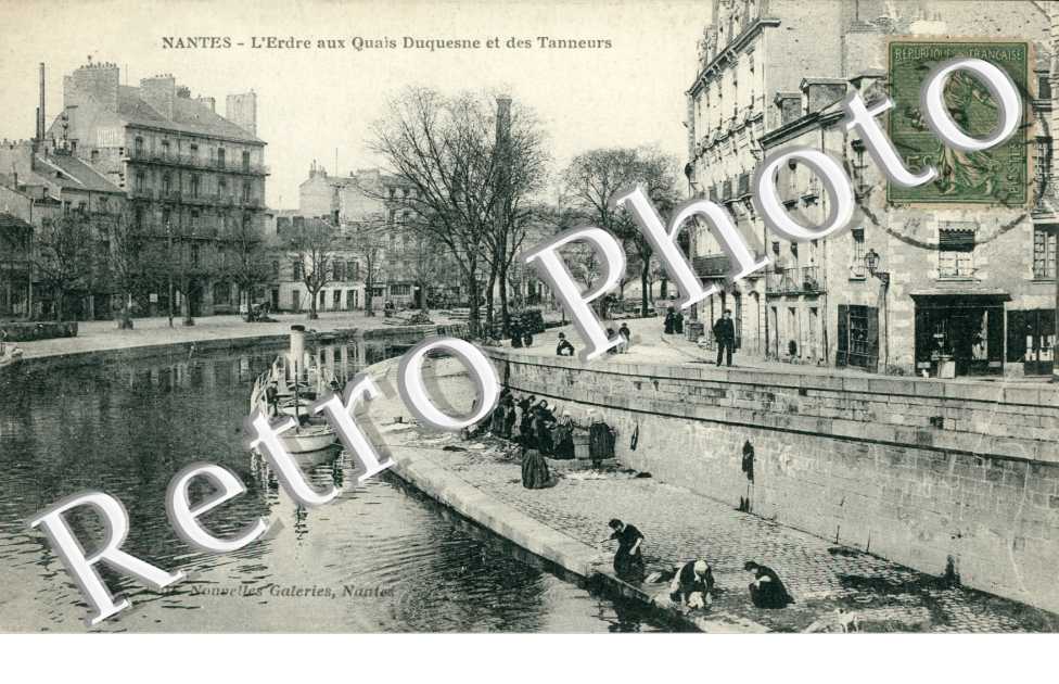 L&#039;ERDRE AUX QUAIS DUQUESNE ET DES TANNEURS