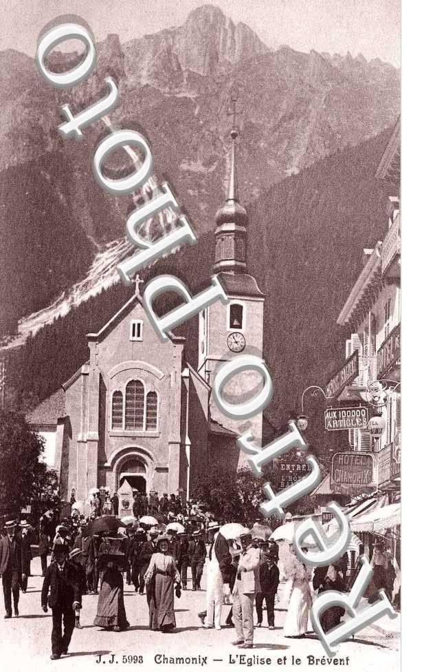 L&#039;eglise et le Brevent