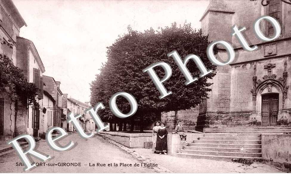 La rue et place de l&#039;eglise