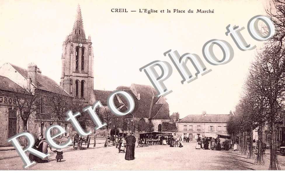 Eglise et la place du marche