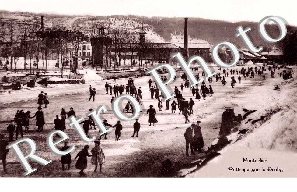 Patinage sur le Doubs